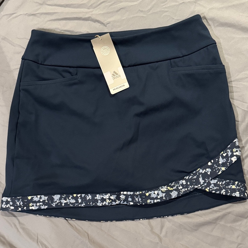 Adidas Women's Dark Blue Mini Skirt